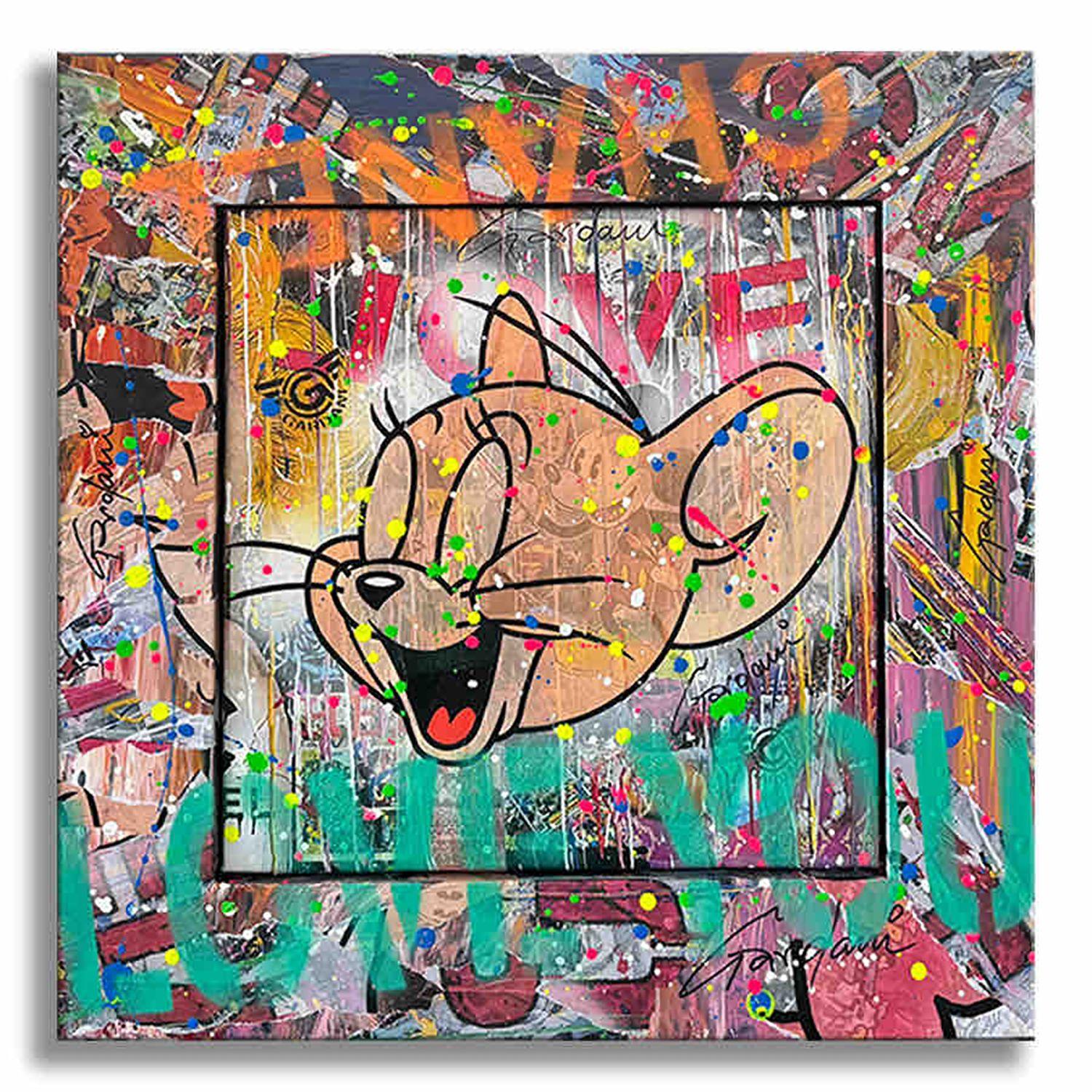 Jerry Easy – Originalgemälde, Gemälde, Acryl auf Leinwand im Angebot 2