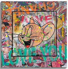 Jerry Easy - Original Painting, Painting, Acrylic on Canvas