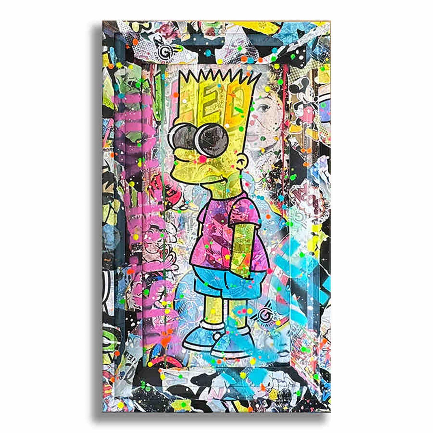 Just Be You Bart, Painting, Acrylic on Canvas For Sale 1