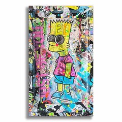 Just Be You Bart, Painting, Acrylic on Canvas