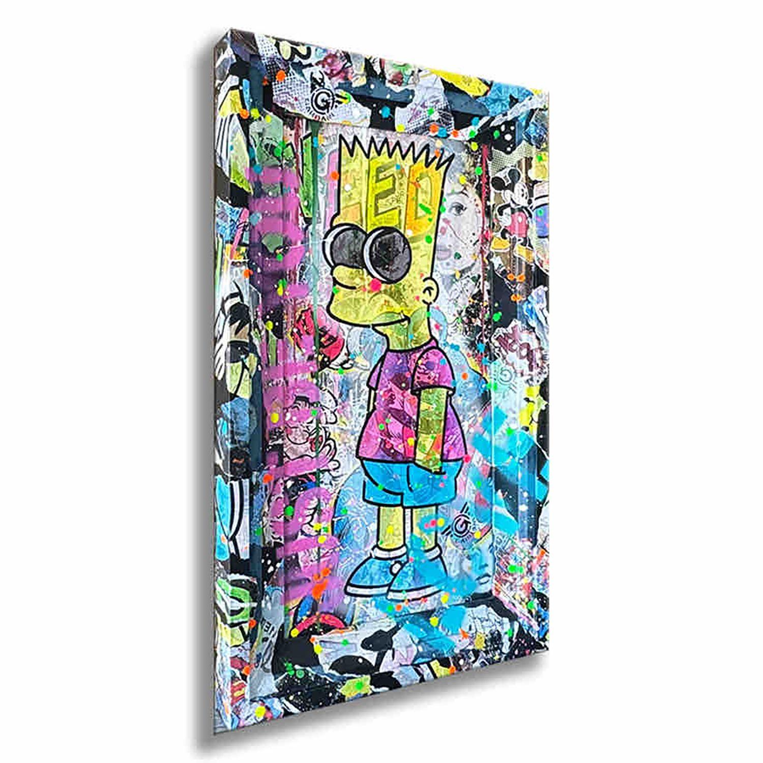 Just Be You Bart, Painting, Acrylic on Canvas For Sale 3