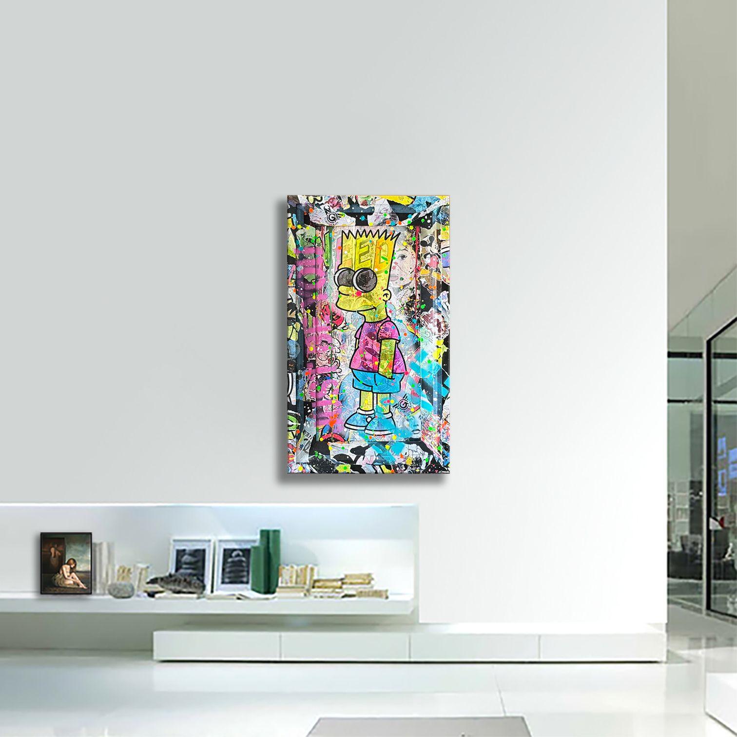 Just Be You Bart, Painting, Acrylic on Canvas For Sale 4