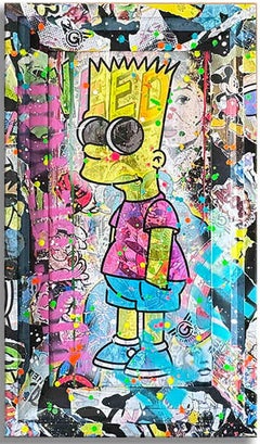 Just Be You Bart, Pintura, Acrílico sobre lienzo