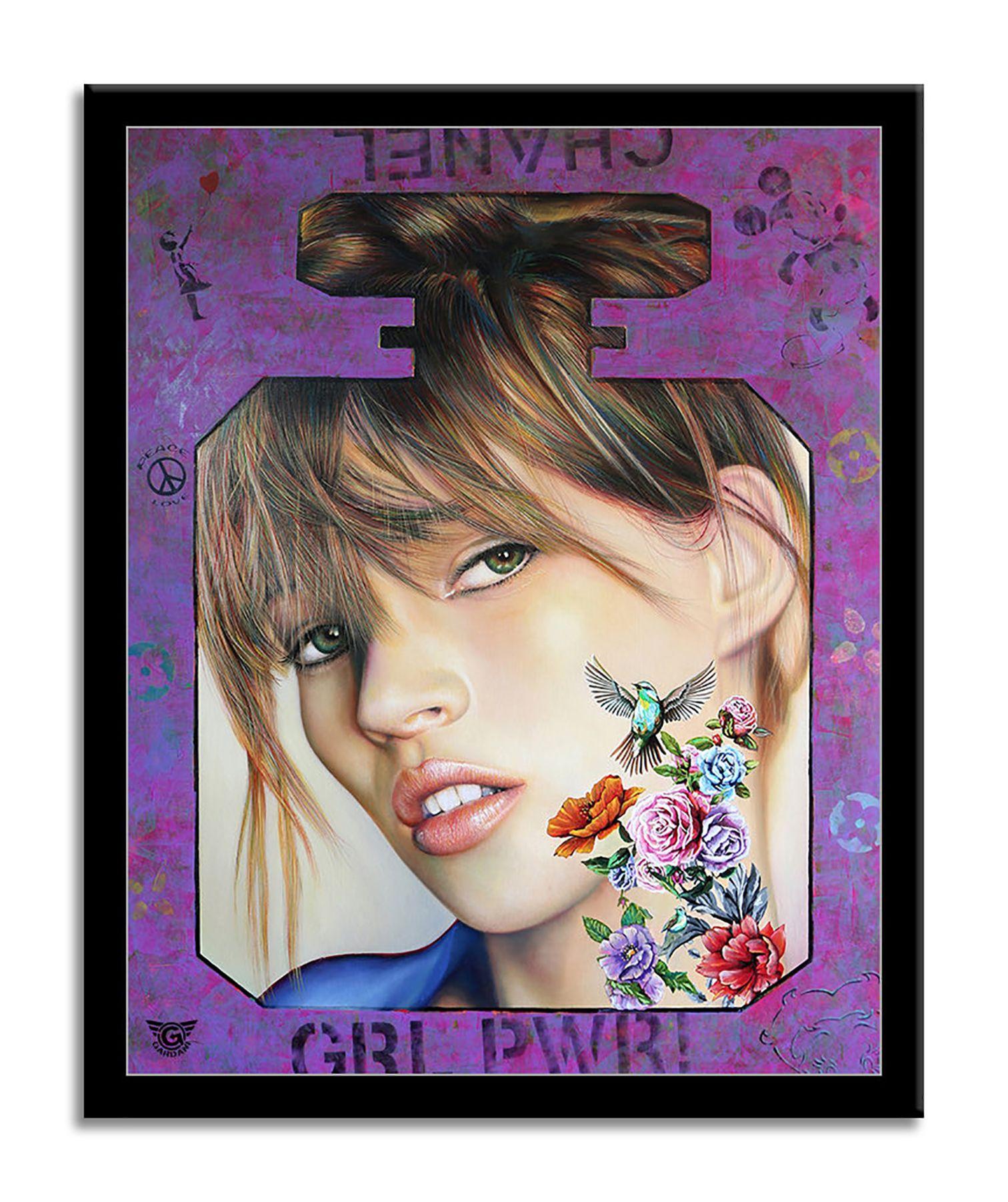 Kate Girl Power, Gemälde, Öl auf Leinwand (Pop-Art), Painting, von Gardani Art