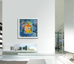 Kate Moss Chanel - Fabulous, Painting, Acrylic on Canvas