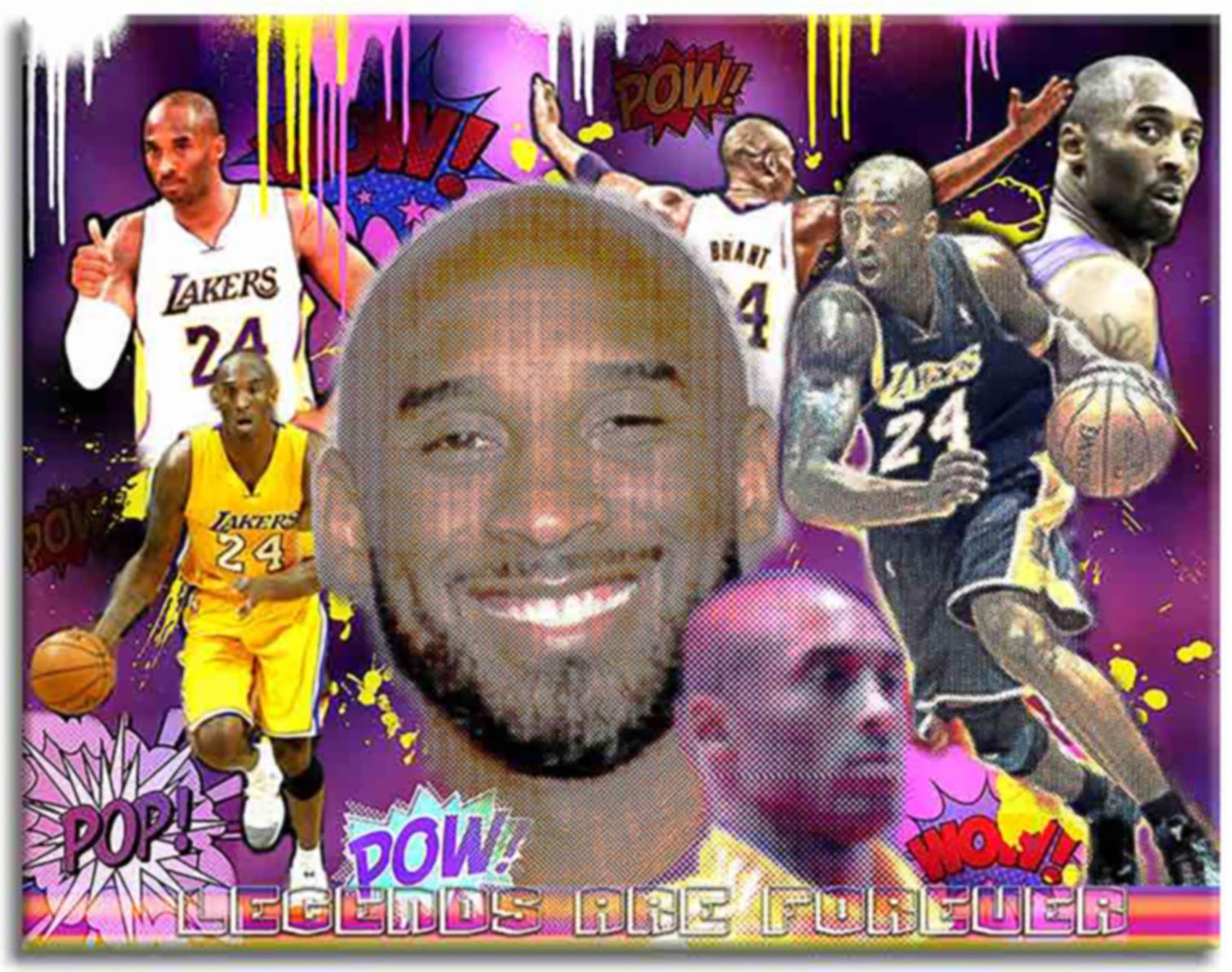 Kobe 24 Forever, Painting, Acrylic on Canvas