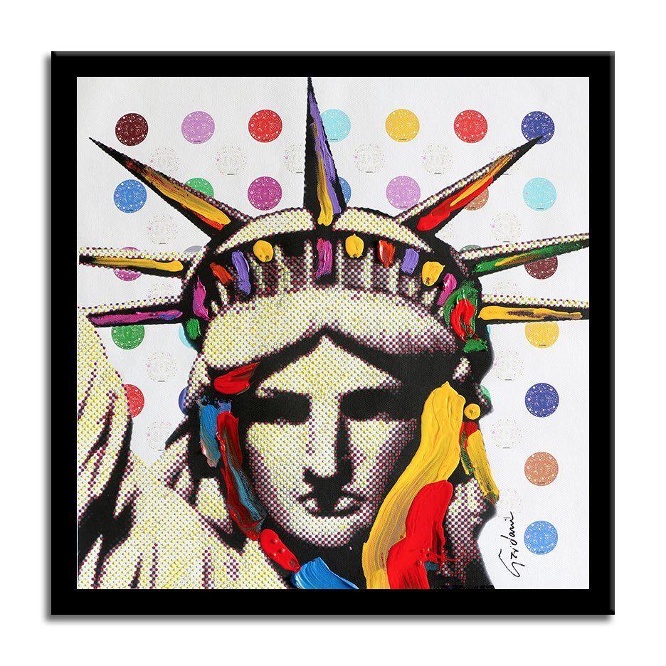 Liberty Now, Gemälde, Acryl auf Leinwand (Pop-Art), Painting, von Gardani Art
