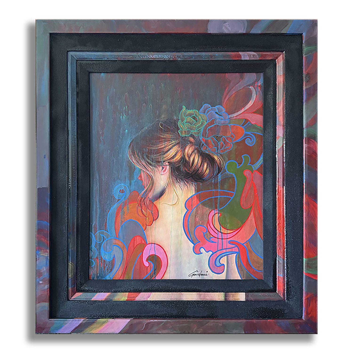 Lines of Thinking, Gemälde, Öl auf Leinwand im Angebot 2