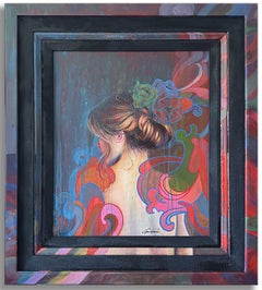 Linee di pensiero, Pittura, Olio su tela