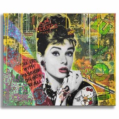 Amor Audrey, Pintura, Acrílico sobre lienzo