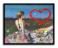 Love finds you â€“ Original Painting on canvas, Painting, Acrylic on Canvas