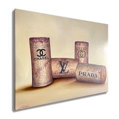Luxury Wine â€“ Original Painting on canvas Painting, Painting, Oil on Canvas