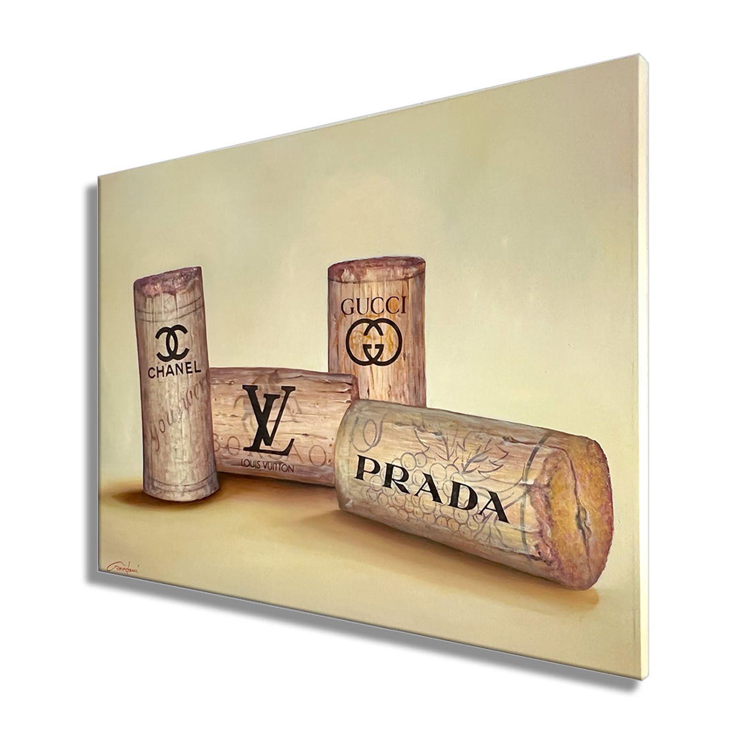 Luxury Wine â€“ Original Painting on canvas Painting, Painting, Oil on Canvas For Sale 1