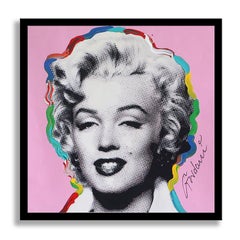 Marilyn über Sie, Gemälde, Acryl auf Leinwand