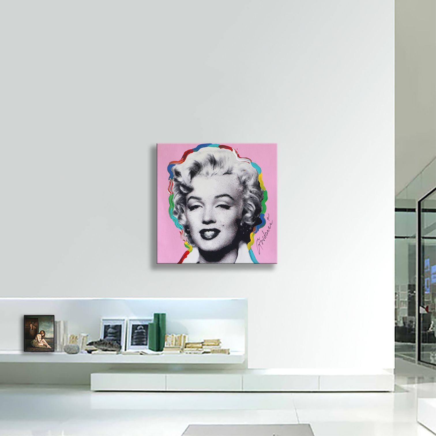 Marilyn about you, Painting, Acrylic on Canvas For Sale 3