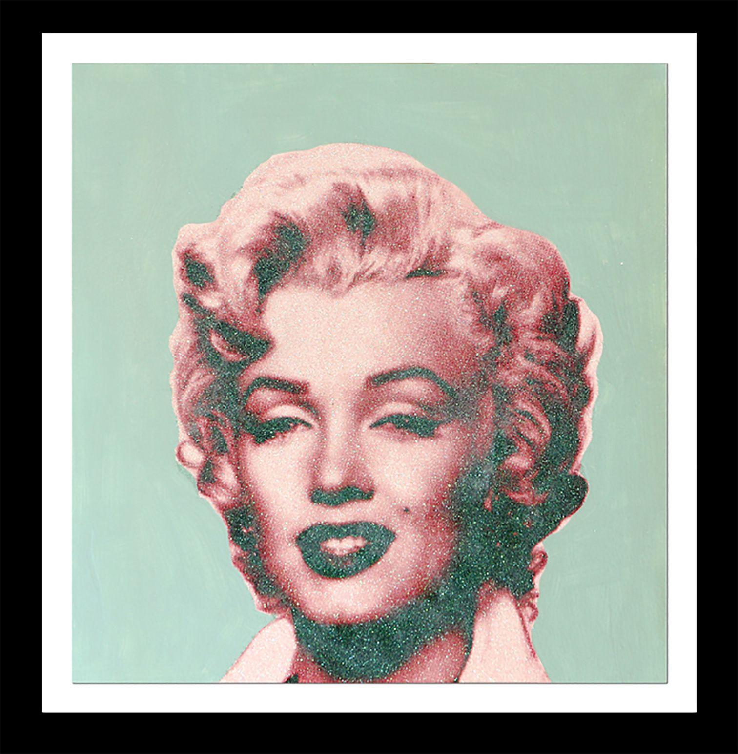 Marilyn â€  Ich liebe dich, Gemälde, Acryl auf Papier (Pop-Art), Painting, von Gardani Art