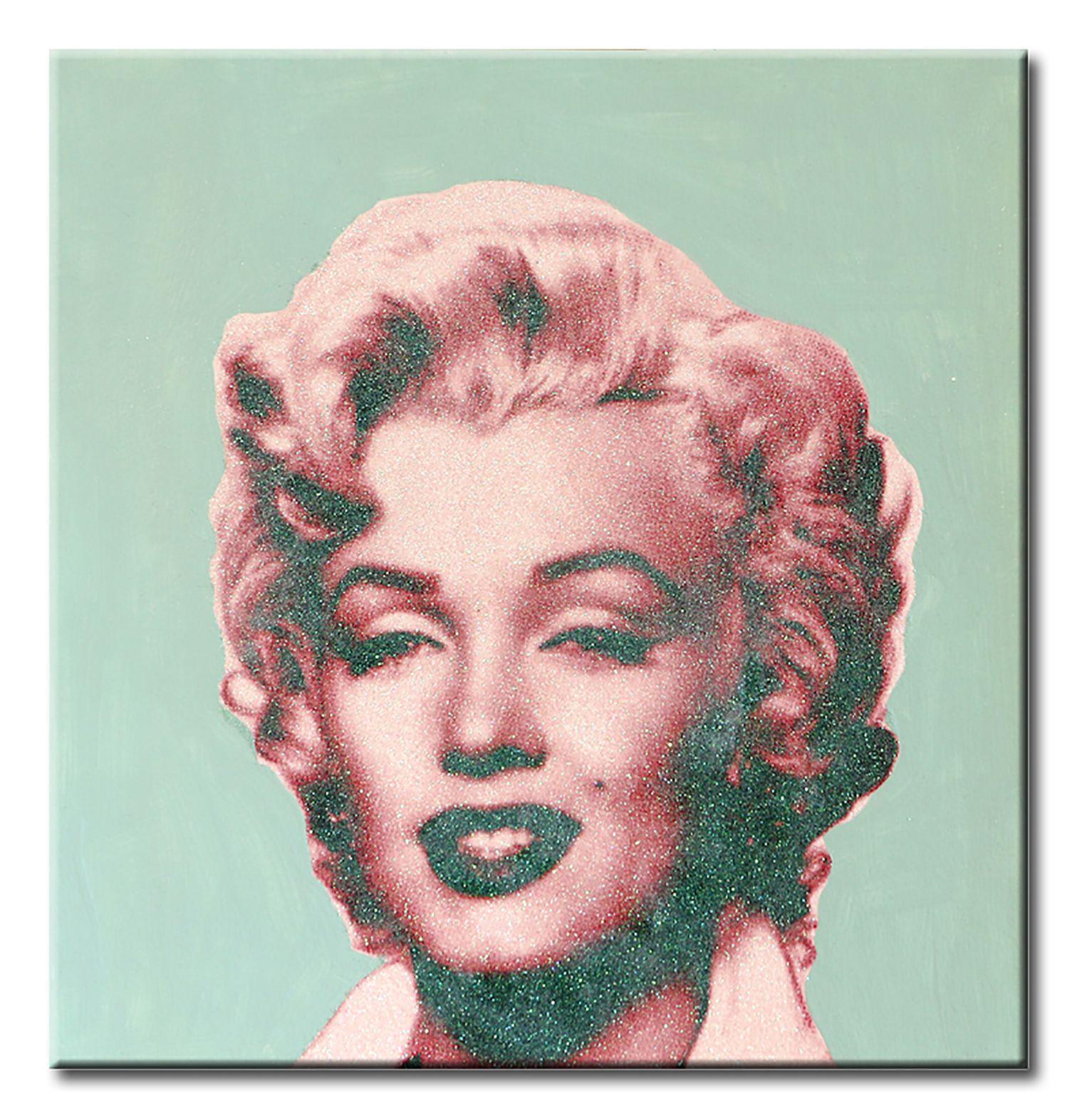 Marilyn â€“  I Love you, Painting, Acrylic on Paper