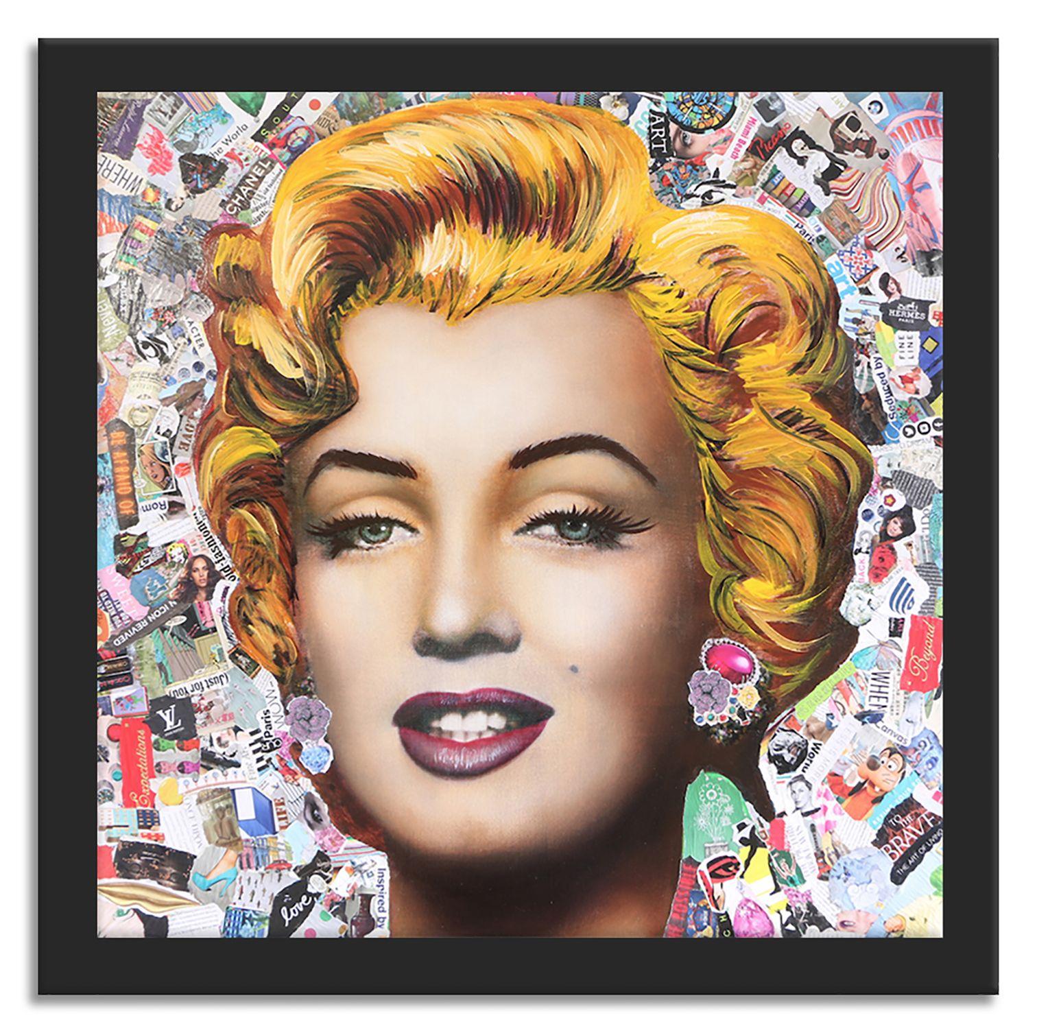 Einzigartiges Pop-Art-Originalgemälde auf Leinwand von Gardani für Sie verfügbar. Handsigniert vom Künstler auf der Vorder- und Rückseite, mit offiziellem Gardani-Echtheitszertifikat mit einer einzigartigen Dollarschein-Sequenz als