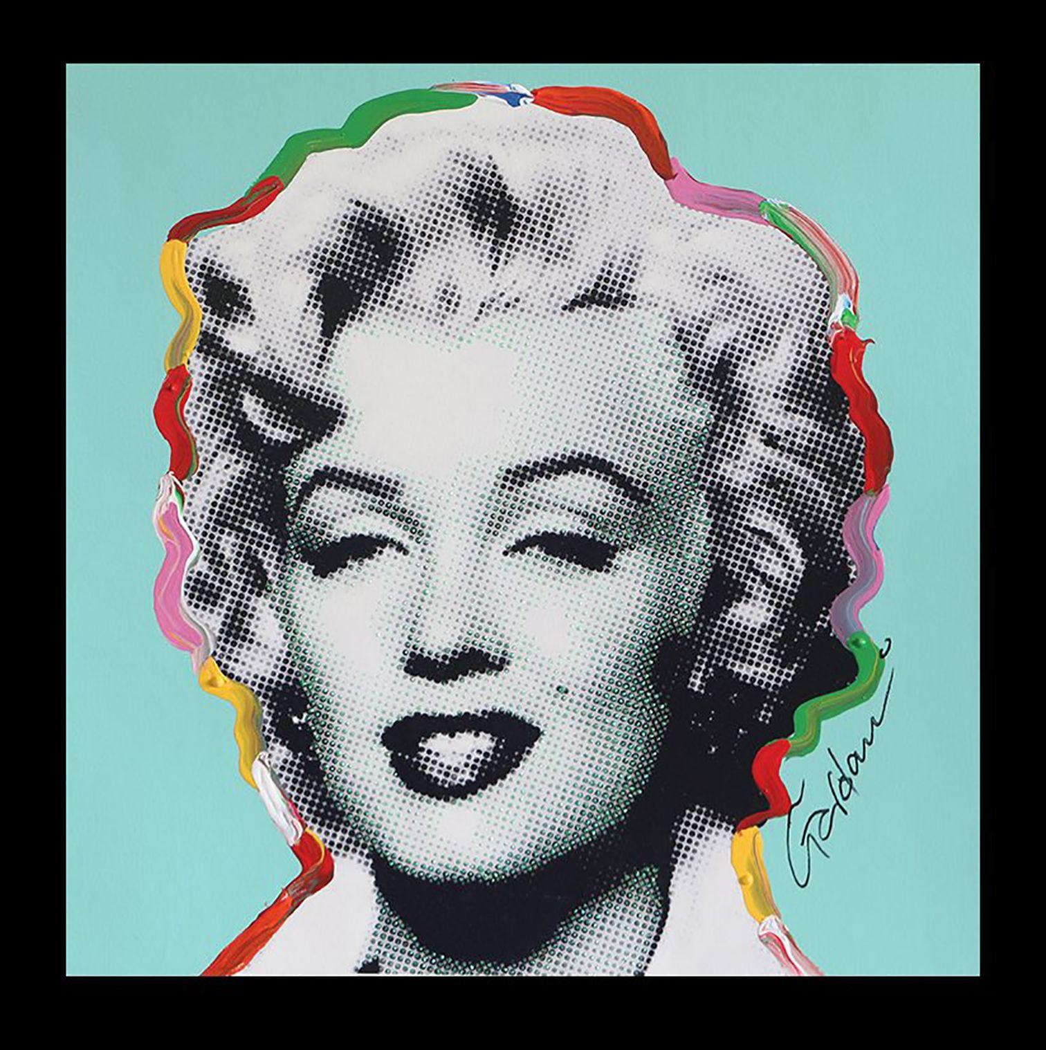 Marilyn Beautiful, Painting, Acrylic on Canvas For Sale 1