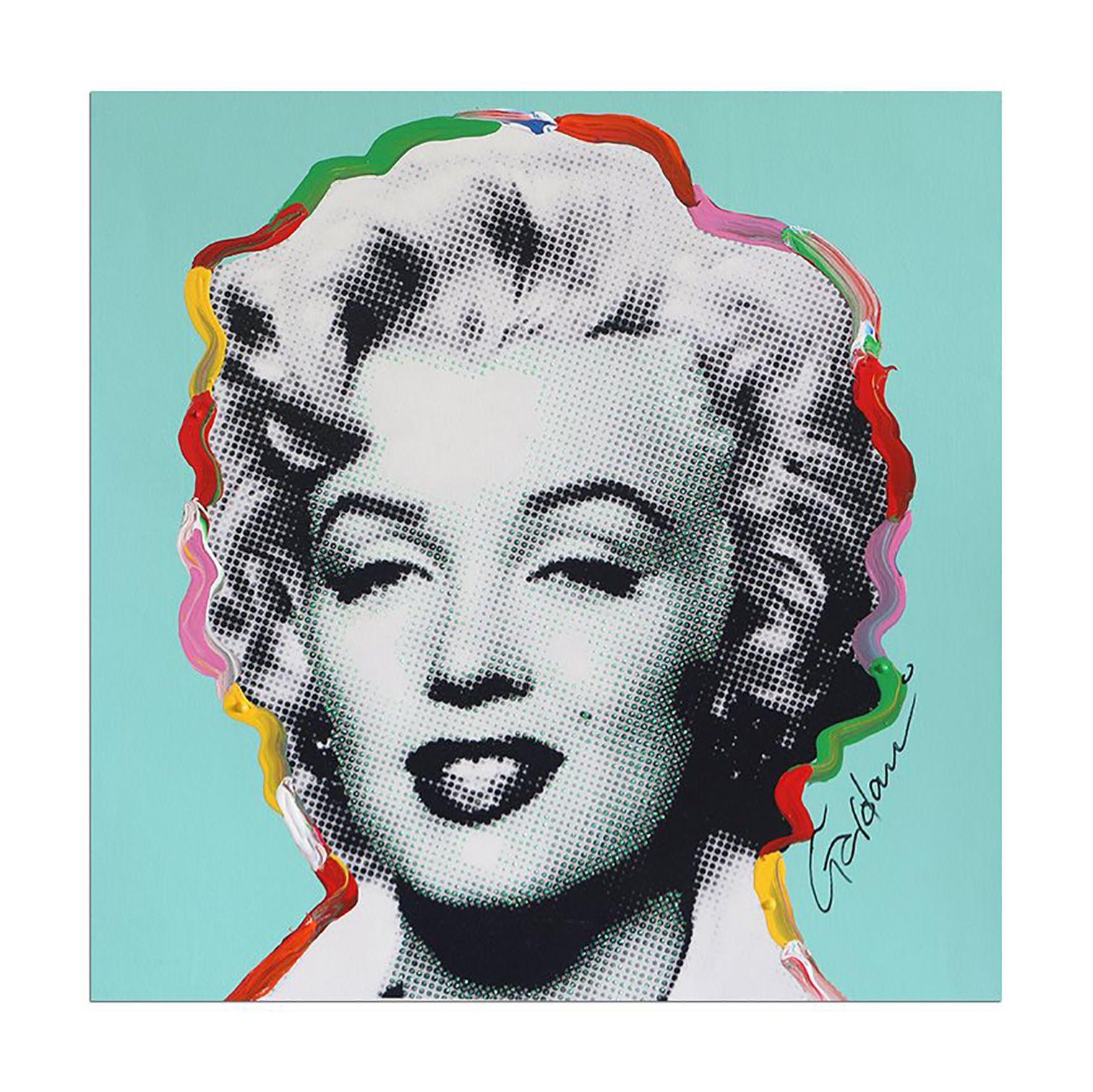 Marilyn Beautiful, Painting, Acrylic on Canvas For Sale 3
