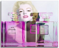 Marilyn Coco Chanel, Painting, Oil on Canvas