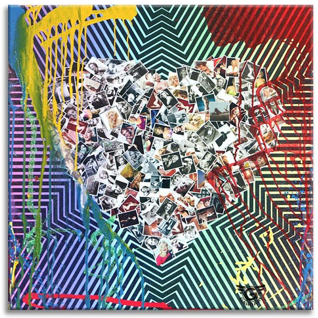 Original Painting on Canvas.    One-of-a-kind Pop Art Original Painting on Canvas by Gardani available for you. Hand signed by the Artist front and back, comes with official Gardani Certificate of Authenticity with a unique dollar bill sequence as a