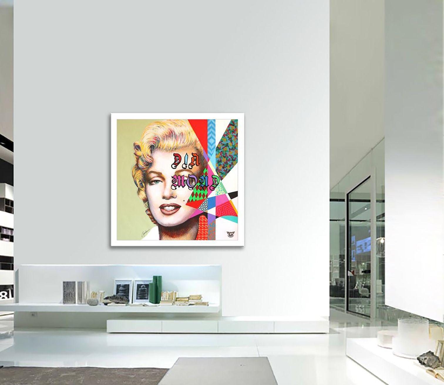 Marilyn Diamond â€“ Original Painting on canvas, Painting, Oil on Canvas For Sale 4