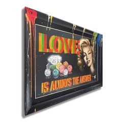 Marilyn Diamonds â€“ Original Painting on Canvas, Painting, Oil on Canvas