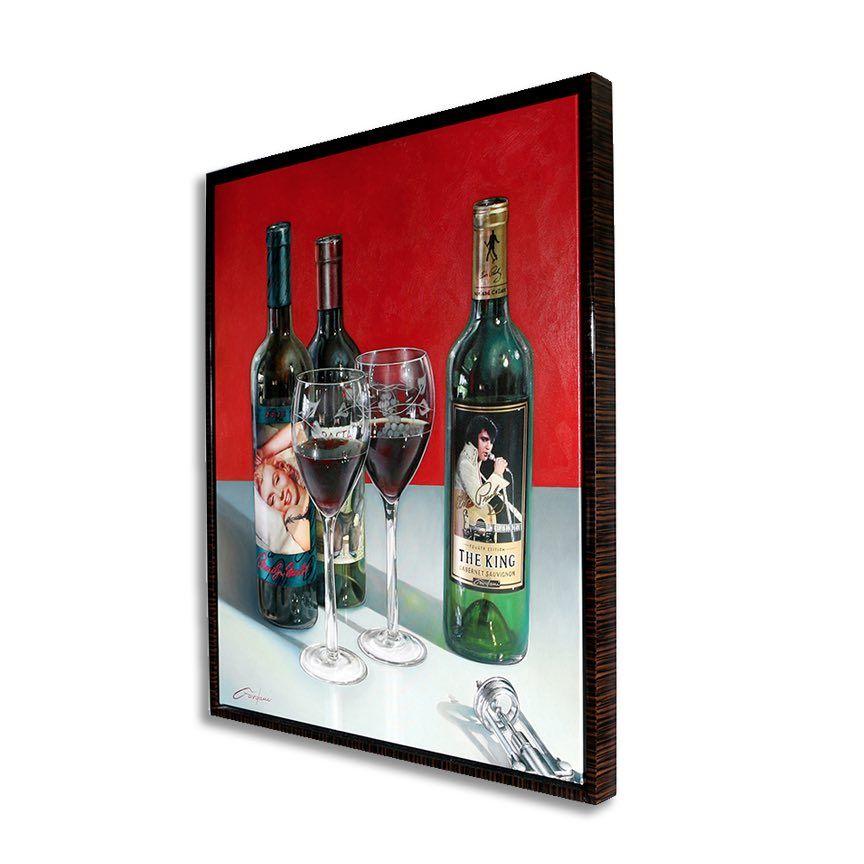 Marilyn Elvis Forever, Painting, Oil on Canvas For Sale 1