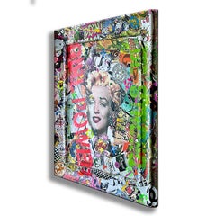 Marilyn Girl Power â€“ Original Painting on Canvas, Painting, Acrylic on Canvas