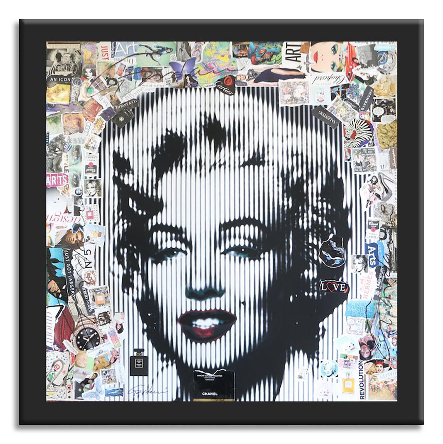 Marilyn Legend, peinture, acrylique sur papier en vente 1