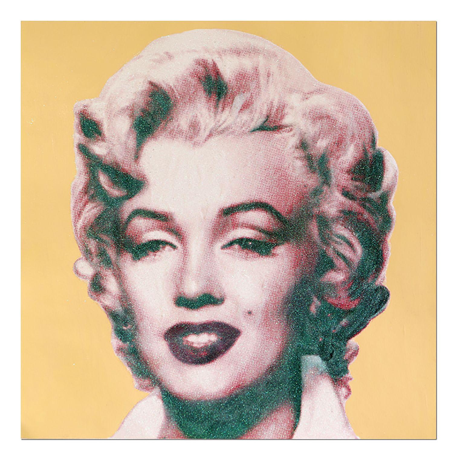 Marilyn Moon, Painting, Acrylic on Paper For Sale 3