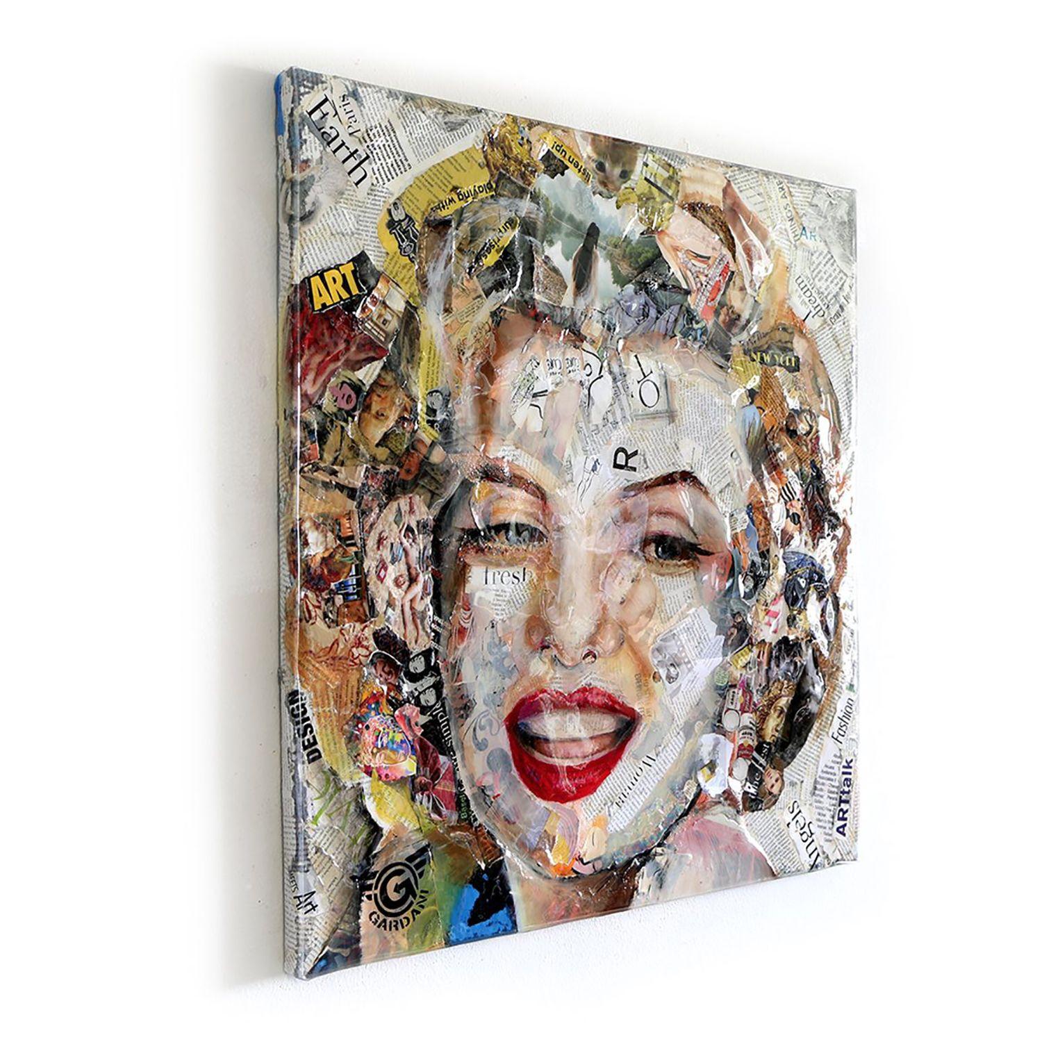 Marilyn New York, Gemälde, Öl auf Leinwand (Realismus), Painting, von Gardani Art