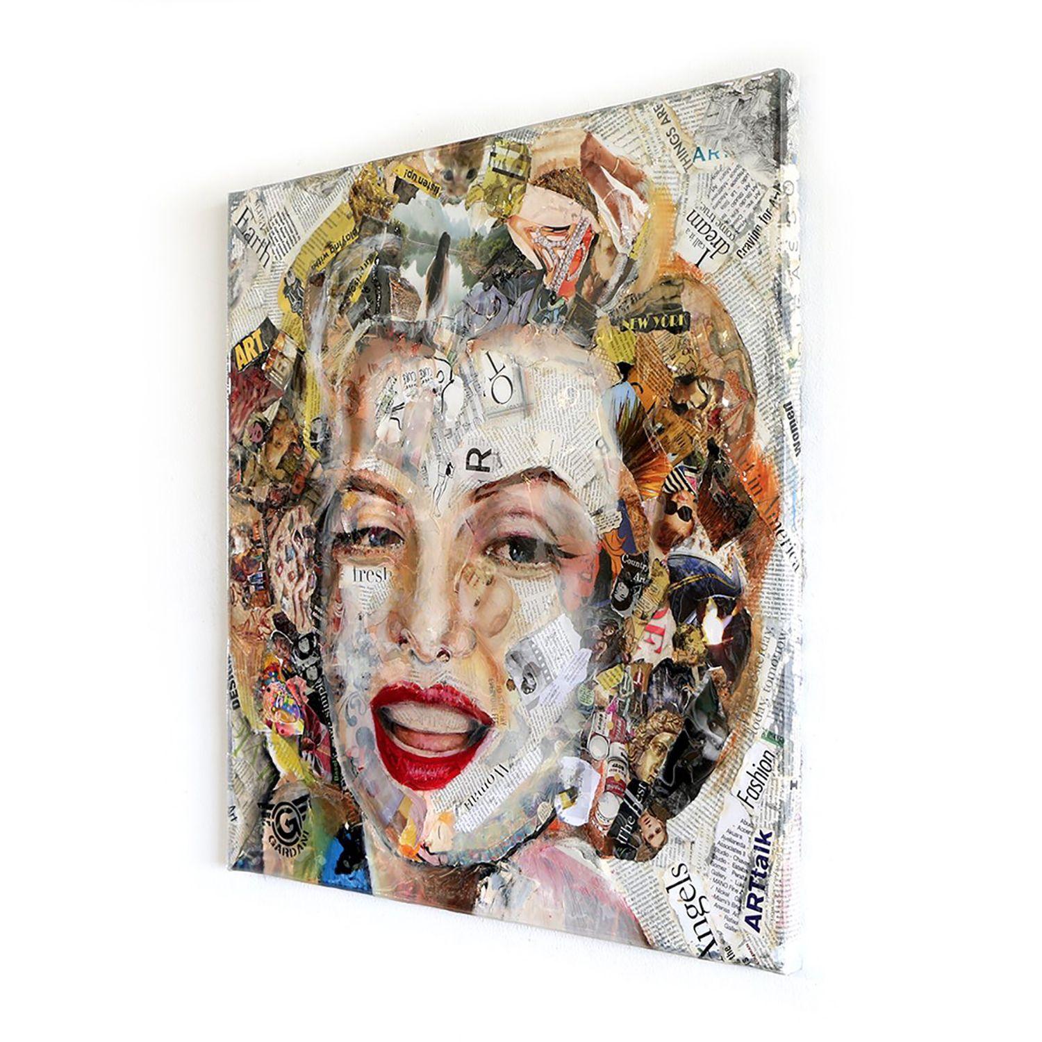 Einzigartiges Pop-Art-Originalgemälde auf Leinwand von Gardani für Sie verfügbar. Handsigniert vom Künstler auf der Vorder- und Rückseite, mit offiziellem Gardani-Echtheitszertifikat mit einer einmaligen Dollarschein-Sequenz als Registrierungsnummer