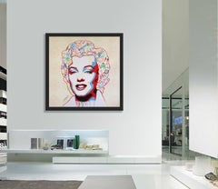 Marilyn Paradise, Gemälde, Acryl auf Leinwand