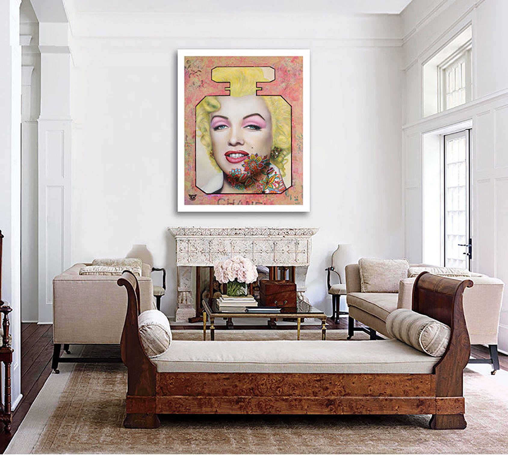 Marilyn Passion, Gemälde, Öl auf Leinwand im Angebot 2