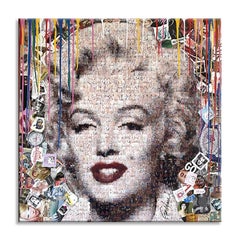 Marilyn Pompeii, Painting, Acrylic on Canvas