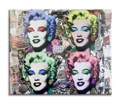 Marilyn Vintage, Pintura, Acrílico sobre lienzo