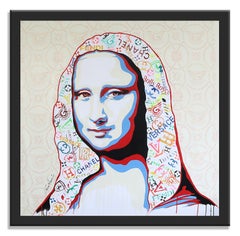 Meet the Mona Lisa, Gemälde, Acryl auf Leinwand