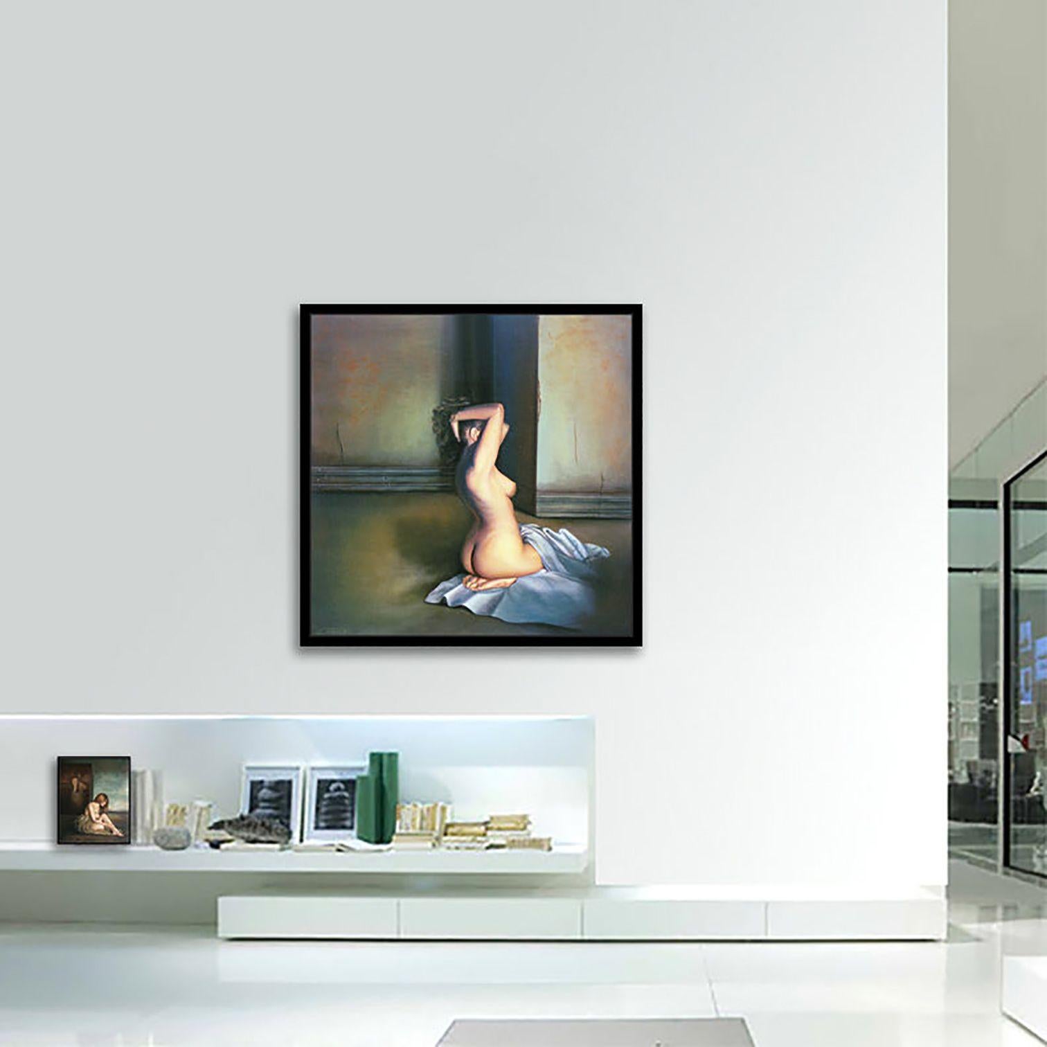 Pintura al óleo original sobre lienzo de Gardani, Realismo único en su género, disponible para ti. Firmado a mano por el Artista por delante y por detrás, viene con Certificado de Autenticidad oficial Gardani con una secuencia única de billetes de