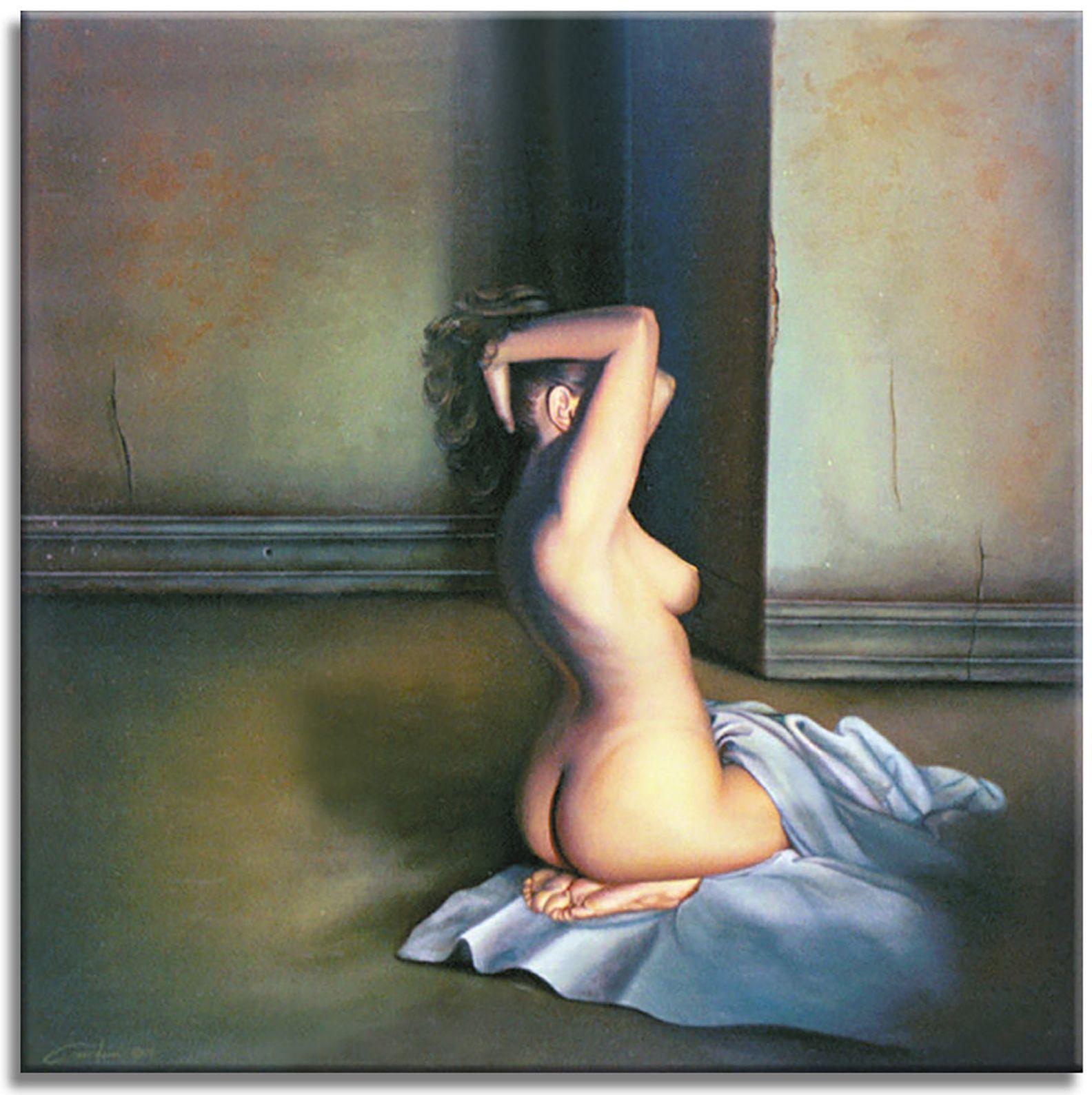 Miami Beach, Pintura, Óleo sobre lienzo - Painting de Gardani Art