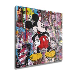 Mickey â€“ I Loveâ€¦, Painting, Acrylic on Canvas