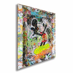 Mickey Always Dream Big, Painting, Acrylic on Canvas