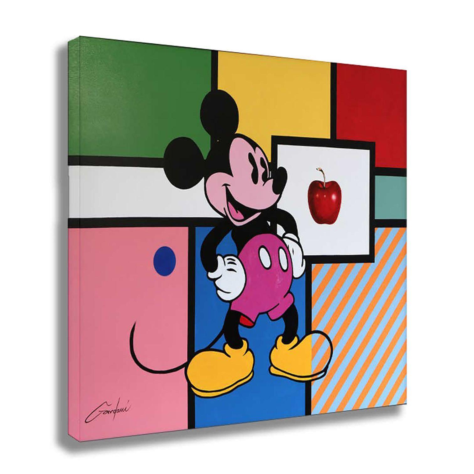Mickey Apple, Painting, Acrylic on Canvas For Sale 1