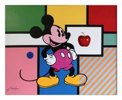 Mickey Apple, Painting, Acrylic on Canvas