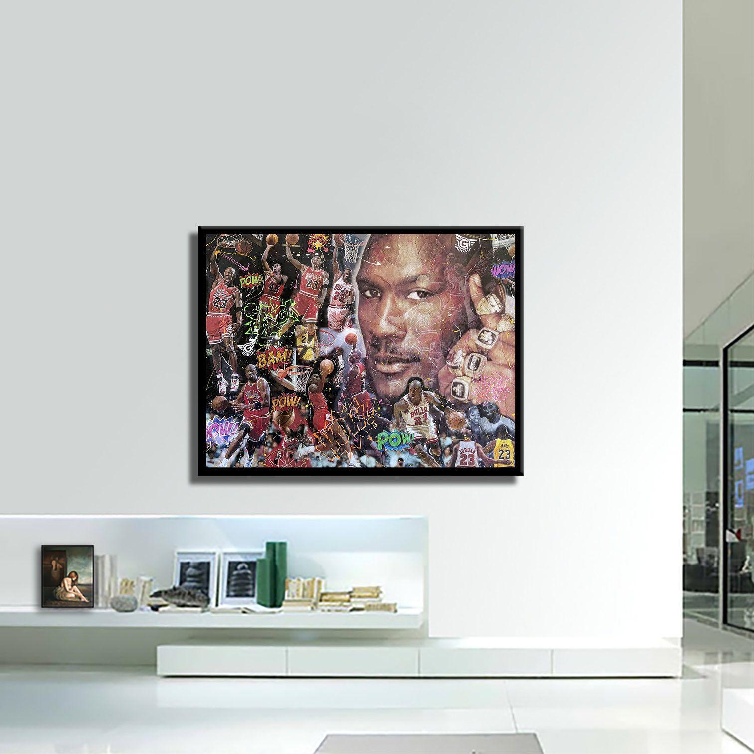 MJ. Excellence, Painting, Acrylic on Canvas For Sale 2