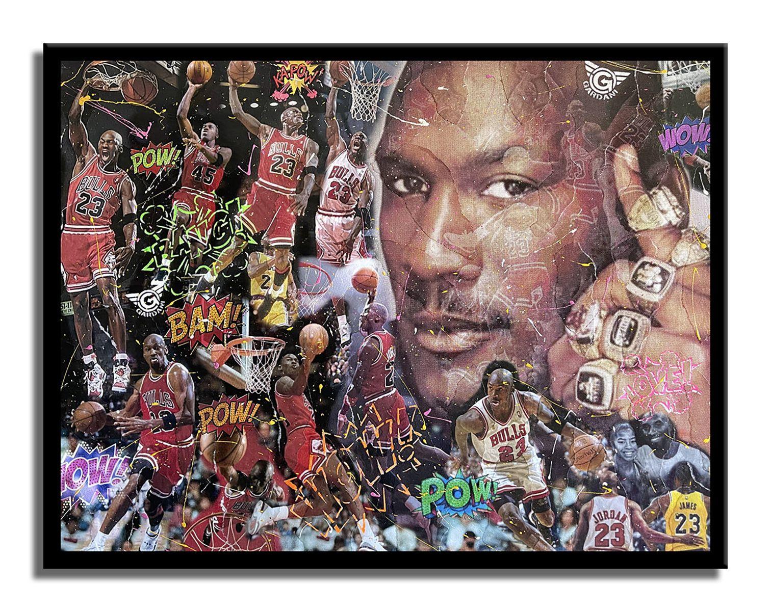 MJ. Excellence, Painting, Acrylic on Canvas For Sale 3