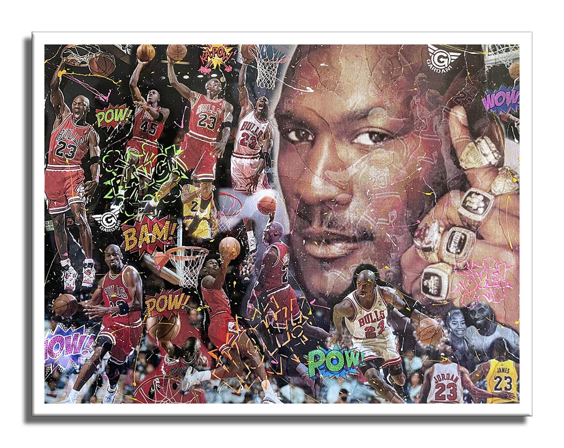 MJ. Excellence, Painting, Acrylic on Canvas For Sale 4