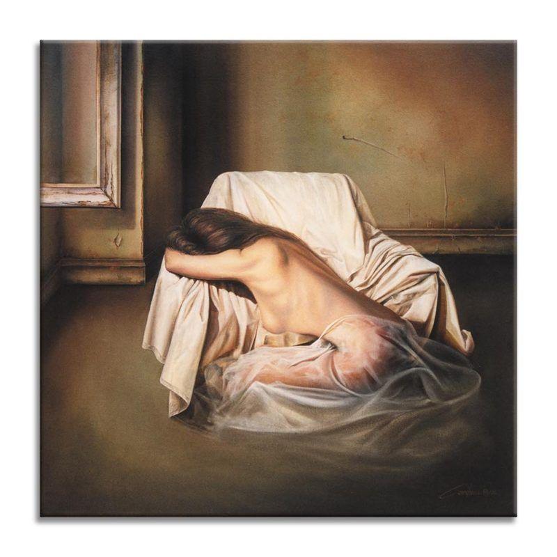 Model, Painting, Oil on Canvas For Sale 3