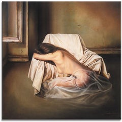 Model, Painting, Oil on Canvas